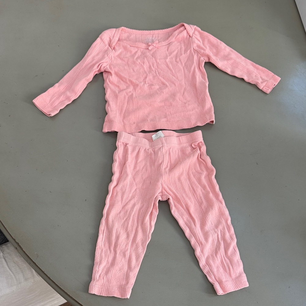 Carter's Blush Pink Kids Pajama Set